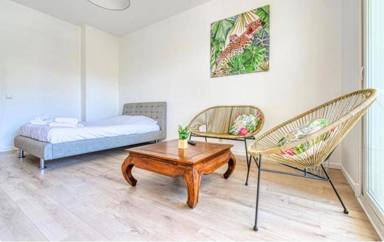 Superbe Studio Lumineux Sur Cannes Avec Terrasse ! A Quelques Minutes De La Celebre Rue D'Antibes ! Kültér fotó